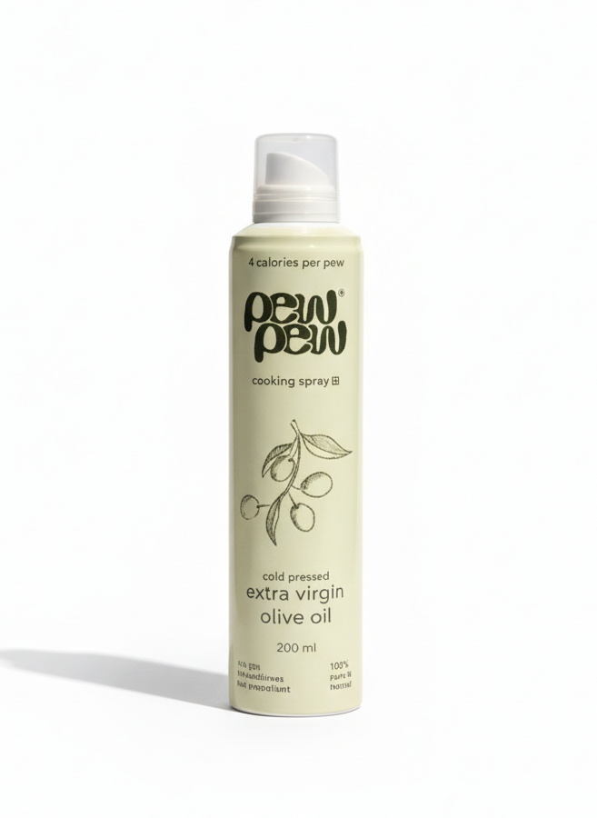 Pack of 3 | Extra Virgin Olive Oil Cooking Spray | 200 ml | Low Calorie | 100% Pure & Natural