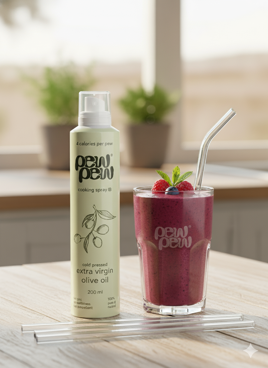 Reusable Glass Straw Set | 4 Straws & 1 Cleaning Brush | Ecofriendly