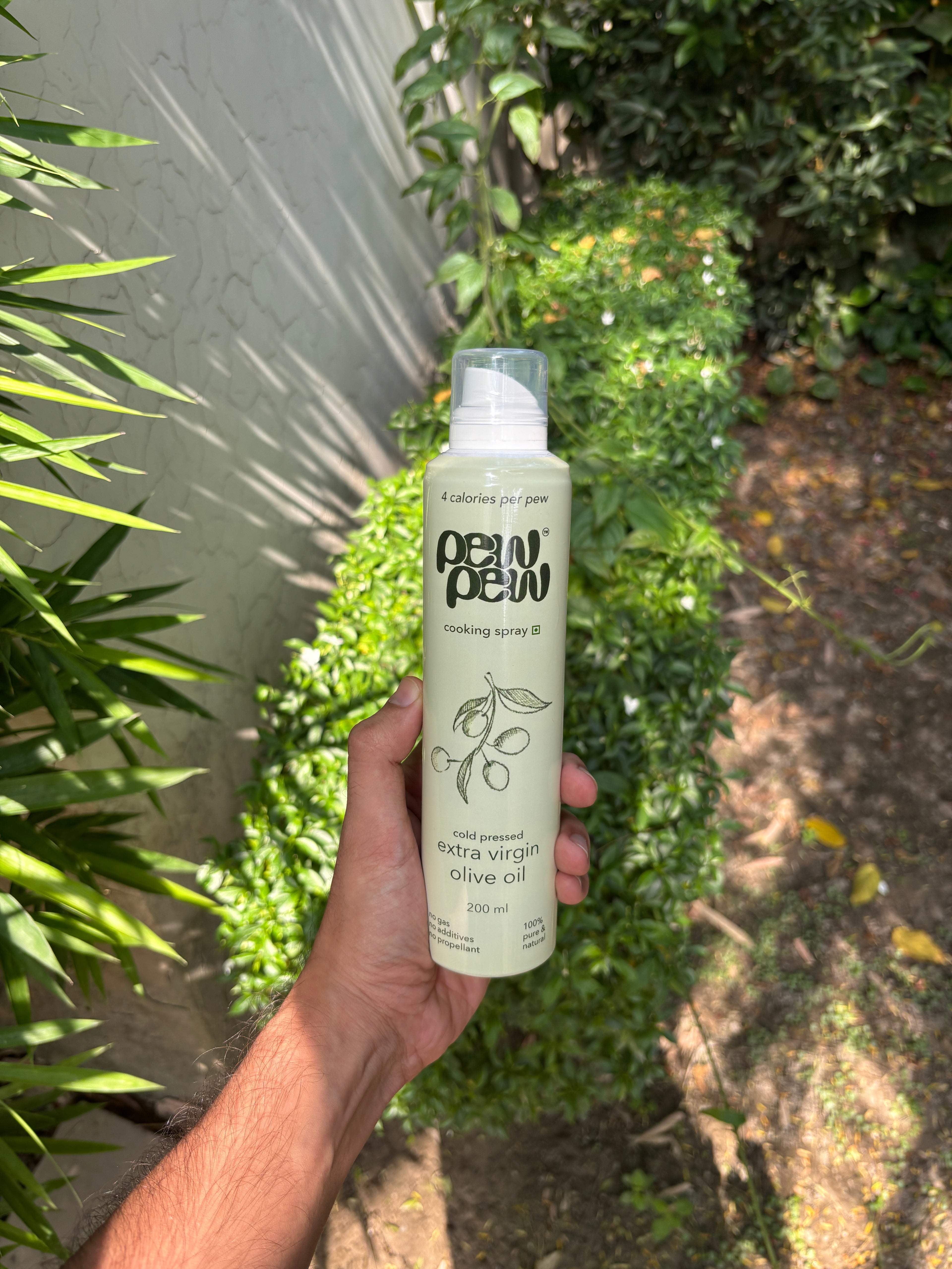 Pack of 3 | Extra Virgin Olive Oil Cooking Spray | 200 ml | Low Calorie | 100% Pure & Natural